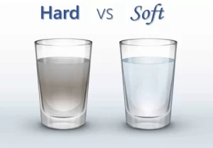 hard water vs soft water visual